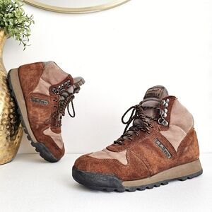 Vintage L.L. Bean x Merrell Hiking Boots Women’s 7 Suede Leather Brown Korea